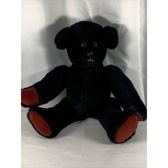 Plush bear Los Angeles Dodgers Knit Outfit. 18" Vintage 1980s handmade - Picture 8 of 11